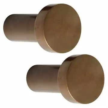 LAVABO Luna 2 stk STORE Håndklædekroge i Bruneret messing natur