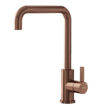 Lavabo Kubus 140 RS Square køkkenarmatur i PVD kobber