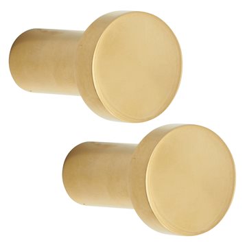 LAVABO Luna 2 stk STORE Håndklædekroge i Natur messing