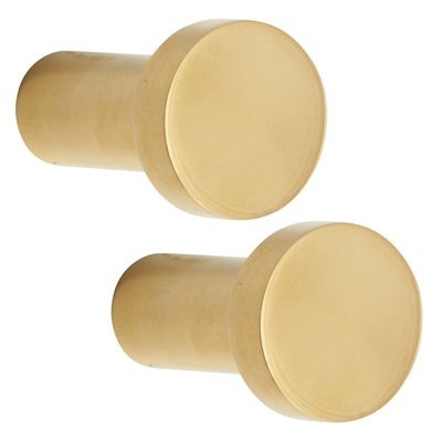 LAVABO Luna 2 stk STORE Håndklædekroge i Natur messing