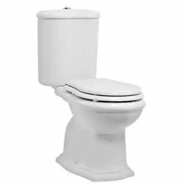 Lavabo Contea Retro gulvstående toilet m/P-lås og hvidt sæde