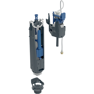 Ifö skyllegarniture, dobbeltskyl, 1/2", til Cera toilet med udvendig cisterne. Type 240-333