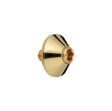 TONI Copenhagen Lige forskruning med roset Ø60 mm i messing