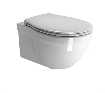 GSI Classic væghængt toilet med antibakteriel glasur