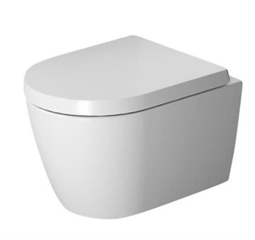 Duravit ME by STARCK Compact toilet Rimless, åben skylle-rand i mat hvid