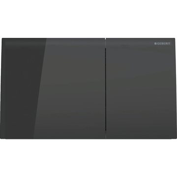 Geberit Sigma 70 Square betjeningsplade i sort (glas front)