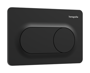 hansgrohe iFrame Original S Trykplade til dobbeltskyl - matsort