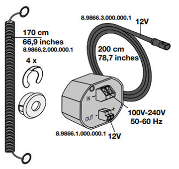 Laufen LIS elektronisk kontrol t/LIS E-AW107 betjeningsplade