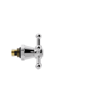 TONI Copenhagen Christiansborg keramisk ventiloverdel i krom 