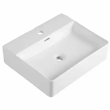 Lavabo Boxo 500 håndvask 50 x 42 cm m/hanehul, hvid