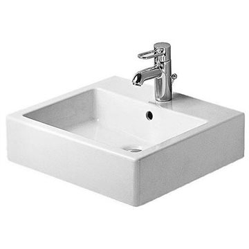Duravit Vero vask 50x47cm med hanehul med WonderGliss 