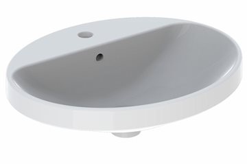 Geberit VariForm nedfældnings håndvask 55 cm, Oval