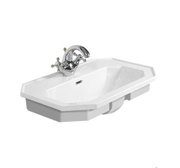 Duravit Serie 1930 nedfældningsvask 580 mm med wondergliss