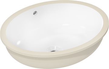 hansgrohe Xuniva D Underlimet håndvask 450/350 uden hanehul med overløb, hvid