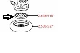 KWC løs brusesi til forbruser 706139804 