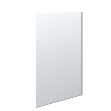 Dansani Match Fast væg klart glas 117-119 cm