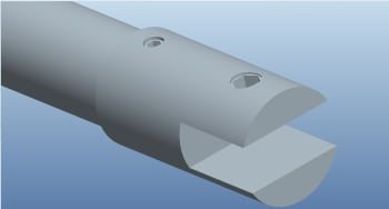 Loftbeslag til fritstående væg