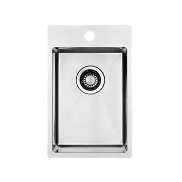 Lavabo Kubus 280 køkkenvask, Rustfrit stål med hanehul