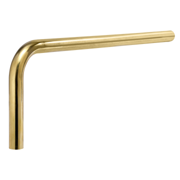 TONI Copenhagen Vinkel afløbsrør 32 x 220/650mm i messing (stor)