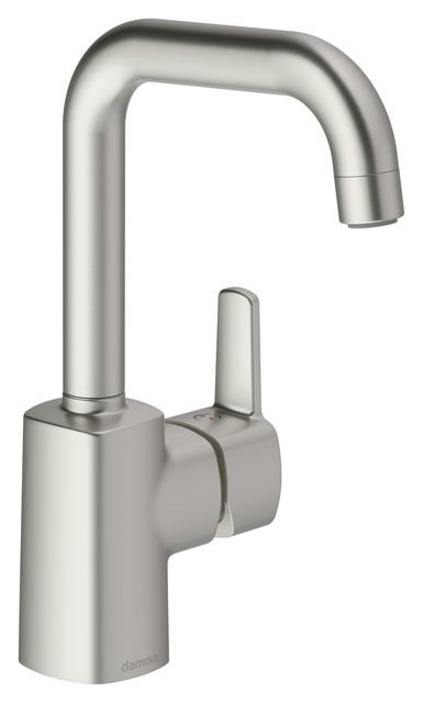 Damixa Pine vandhane til håndvask med høj svingtud i steel