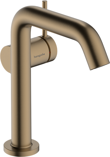 Hansgrohe Tecturis S håndvaskarmatur 150 Fine m/Push-open ventil i Børstet bronze PVD