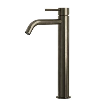 LAVABO Mira 050 Højt håndvaskarmatur i Bruneret natur messing