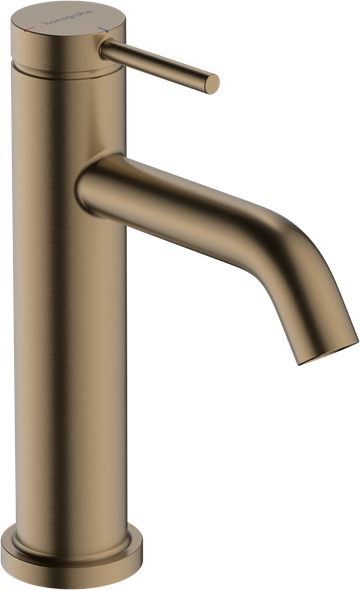 Hansgrohe Tecturis S håndvaskarmatur 110 m/bundventil og CoolStart i børstet bronze (PVD)