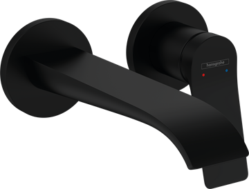 Hansgrohe Vivenis håndvaskarmatur til indbygning i væg med 192 mm tud, matsort