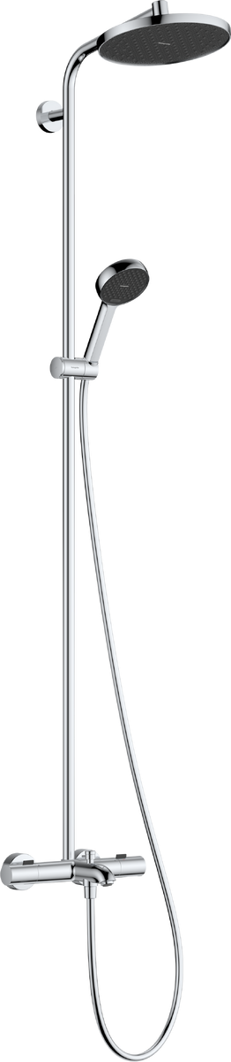 hansgrohe Activera S Showerpipe 240 1jet med kartermostat, krom