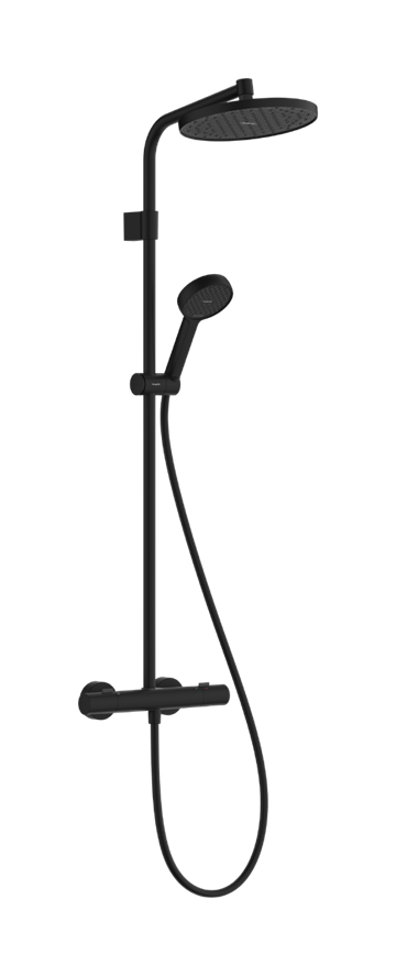 hansgrohe Activera S Showerpipe 240 1jet EcoSmart+, mat sort