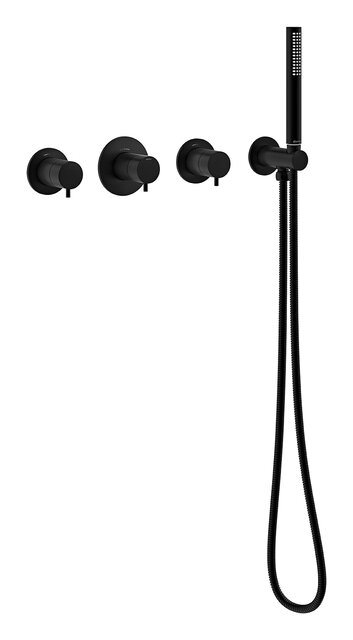 Damixa Silhouet BS 1 kararmatur til indbygning i matsort 