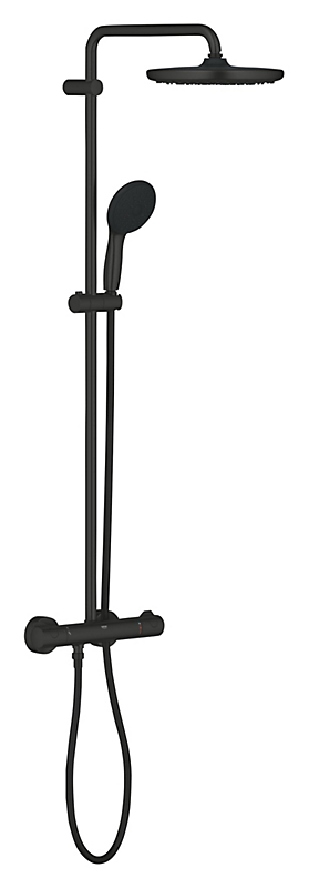 Grohe GROHE Sianne 250 brusesystem med termostat i matsort