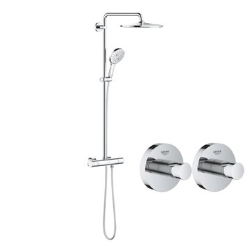 Grohe Rainshower 310 Smartactive termostat brusesystem - krom inkl. 2 gratis kroge