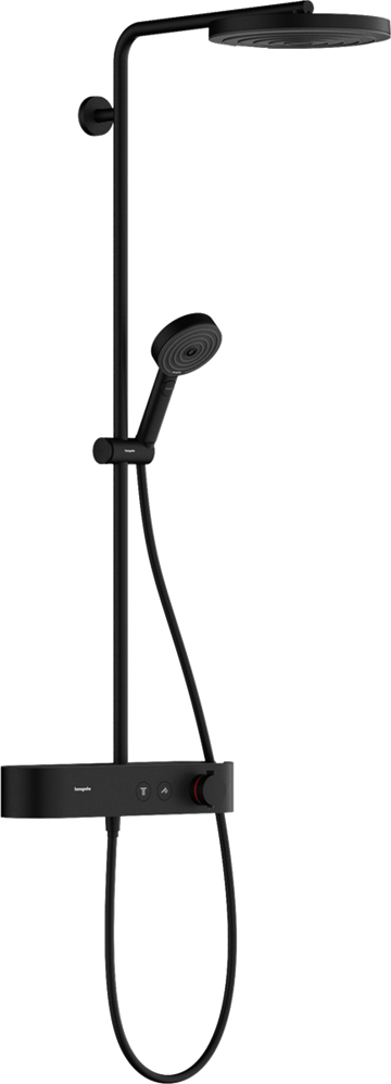 Hansgrohe Pulsify S Showerpipe 260 1jet med ShowerTablet Select 400 i matsort