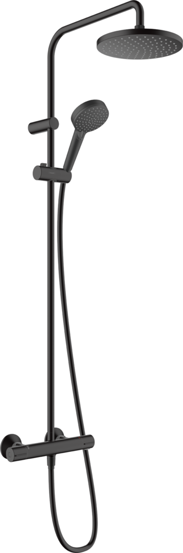 hansgrohe Vernis Blend Showerpipe 200 1jet med termostat - mat sort