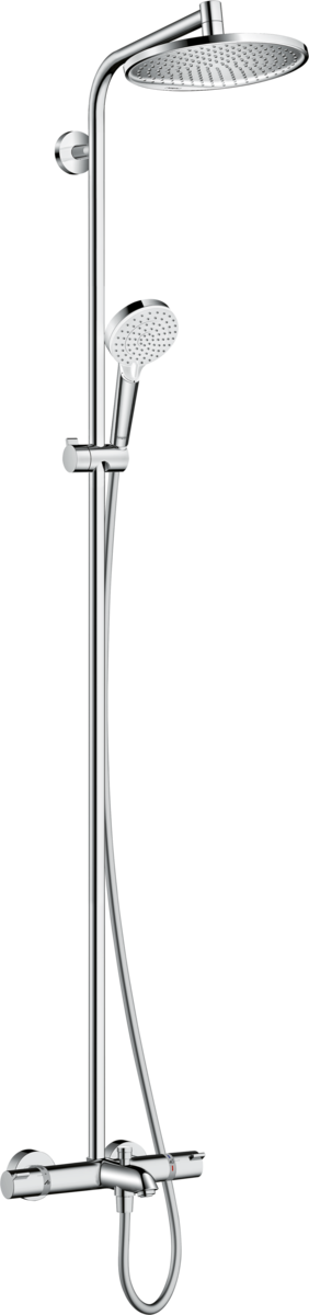 Hansgrohe Crometta S 240 Showerpipe t/kar krom
