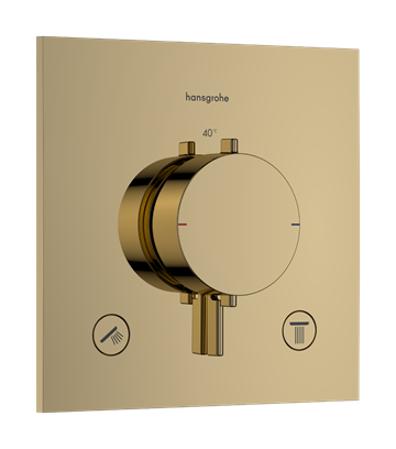 hansgrohe Ecostat E Termostatarmatur til indbygning - Poleret guld-optik PVD