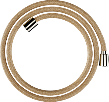 hansgrohe Designflex Tekstilbruserslange 160 cm - Poleret guld-optik PVD