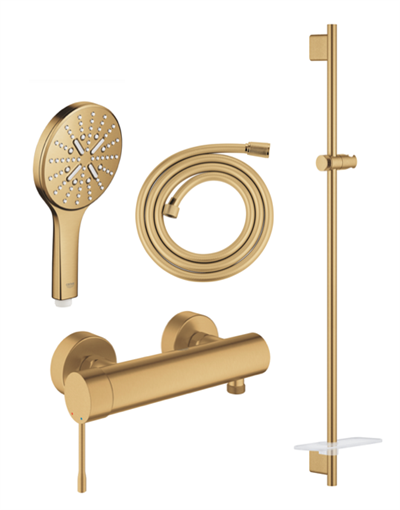 GROHE Essence Rainshower SmartActive brusepakke - Børstet Cool Sunrise