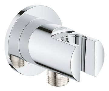 Grohe Tempesta vægudtag med holder til væg, krom