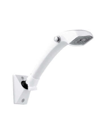 Damixa Perlespray håndbruser m/stop & holder, hvid