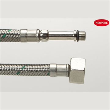 Neoflex Tilslutningsslange M10 x 1/2" - 400 mm i  rustfri flet