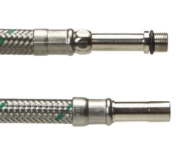 Flexibel 10 mm tilslutningsslange til armaturer 