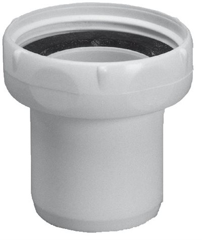 Purus Overgang m/indvendigt gevind 32 mm x 1 1/4", Hvid