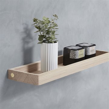Andersen Furniture SHELF 11 Hylde i lakeret egetræ 44 x 12 x H3,5 cm