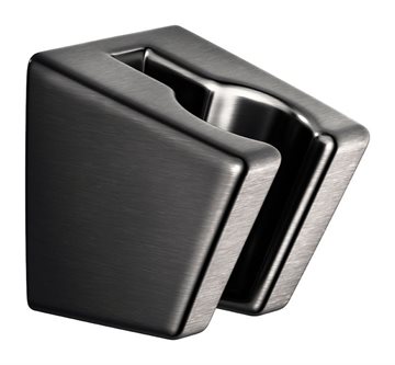 Damixa Vægholder til håndbruser, Børstet grafitgrå PVD