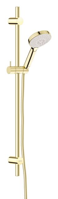 Damixa Silhouet Flex brusersæt, Poleret messing PVD