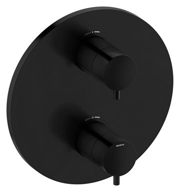 Damixa Silhouet INDBYGNING - Udvendige brus dele til termostat, matsort