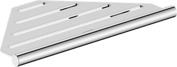 hansgrohe AddStoris S Hjørnehylde i krom