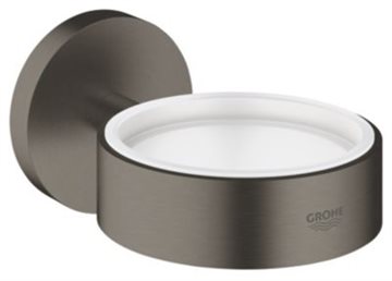 Grohe Essenceentials holder til glas/sæbe dispenser. Børstet Hard Graphite